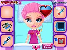 BABY BARBIE STOMACH SURGERY juego online en JuegosJuegos.com