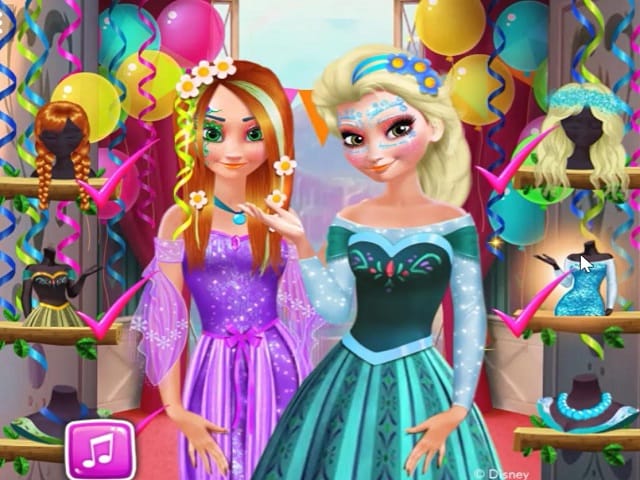 elsa anna makeover