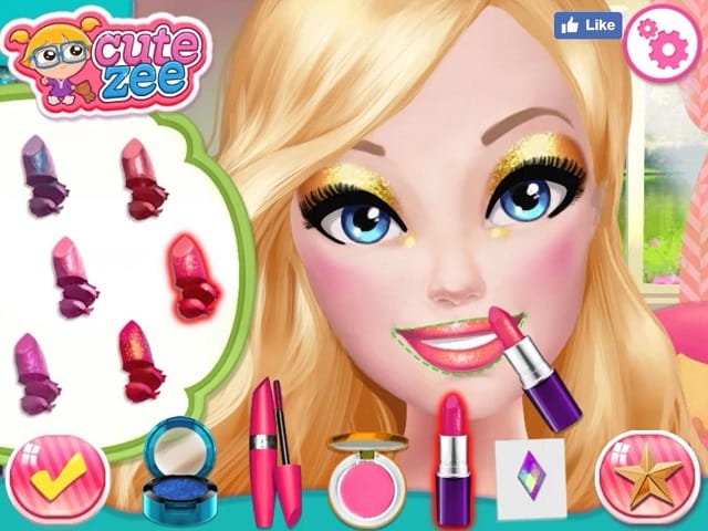 BARBIE 4 SEASONS MAKEUP juego online en JuegosJuegos.com